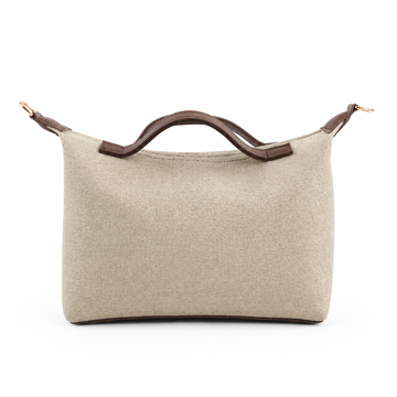 Diva Canvas Bag Beige & Brown