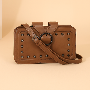 Studs Bag Brown