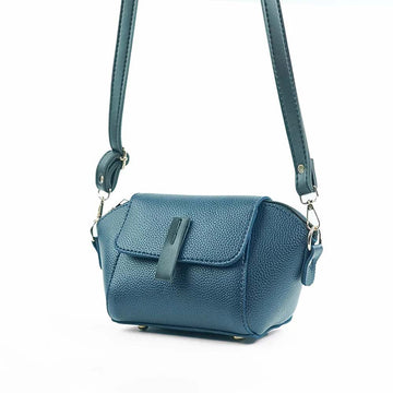 Mini Flap Crossbody Bag Deep Blue