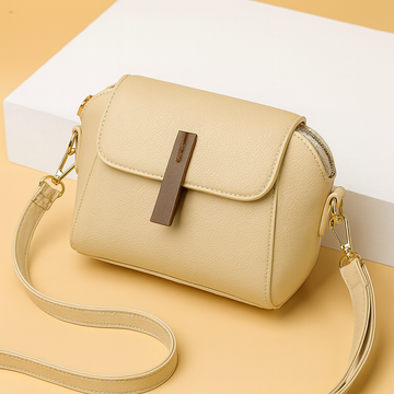 Mini Flap Crossbody Bag Beige